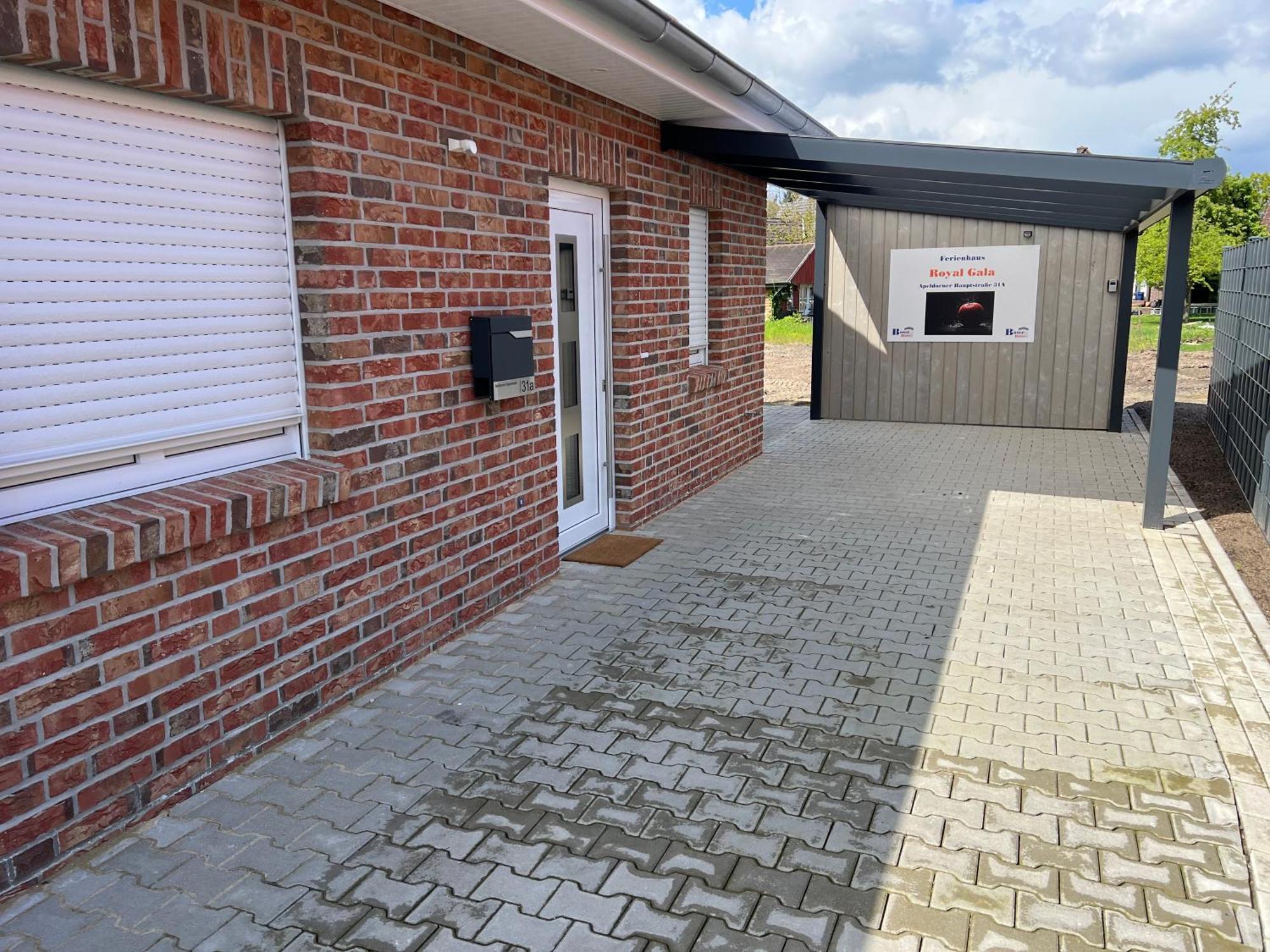 Ferienhaus "Royal Gala" Meppen Ebenerdig Carport Terrasse Neubau Netflix Free Wifi 2 Schlafzimmer Kueche Gaestewc Villa Esterno foto